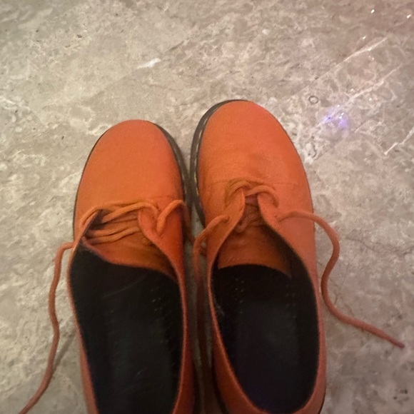Dr. Martens Orange Leather Oxfords - Picture 10 of 15